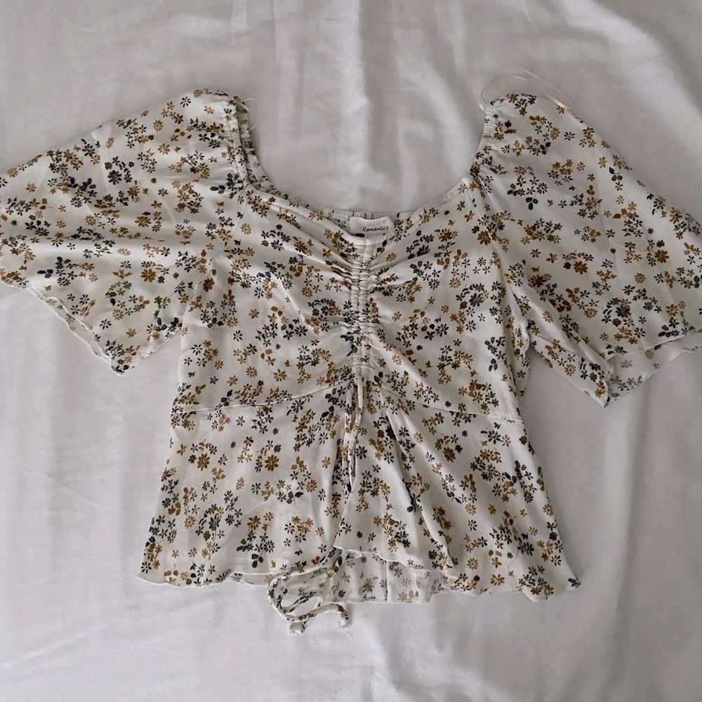 floral blouse